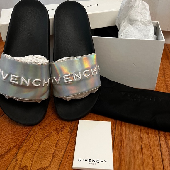 Givenchy Metallic Slides - Picture 3 of 7